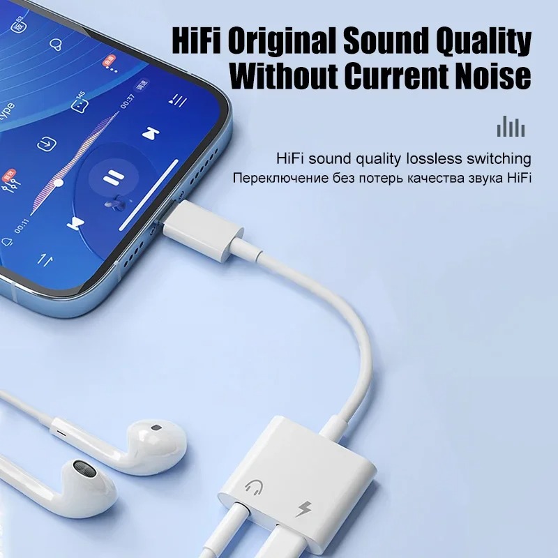 Adaptateur audio pour iPhone 1 - Earphone Splitter Jack avis et prix